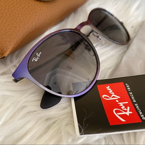 Ray ban 54mm Erika round sunglasses - Picture 4 of 11